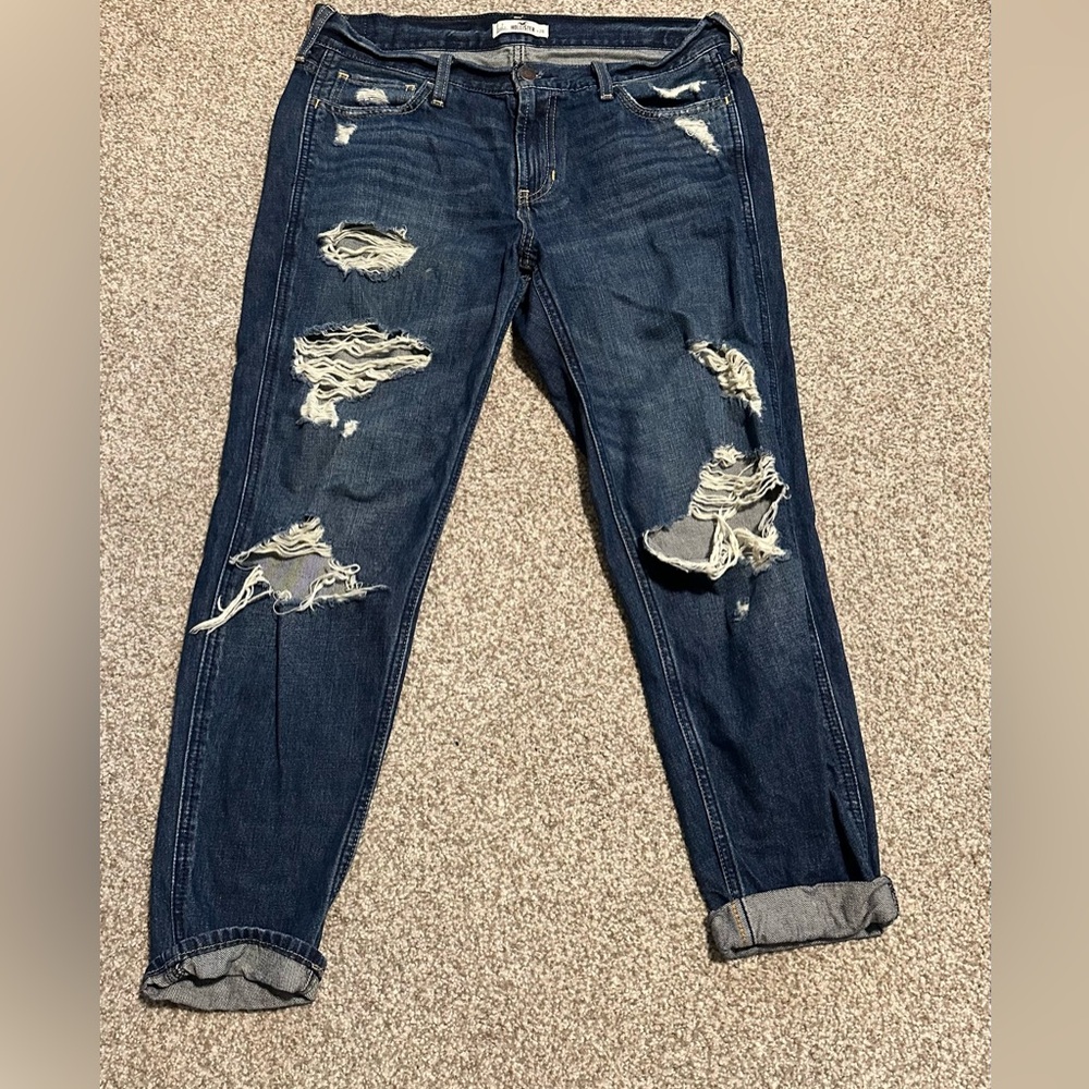 Hollister Distressed Blue Jeans